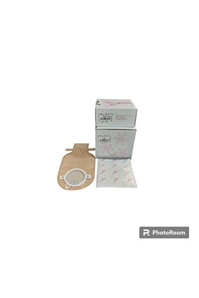 wellsole Kolostomi Torbası Boşaltmalı 57mm Beyaz (30 LU)