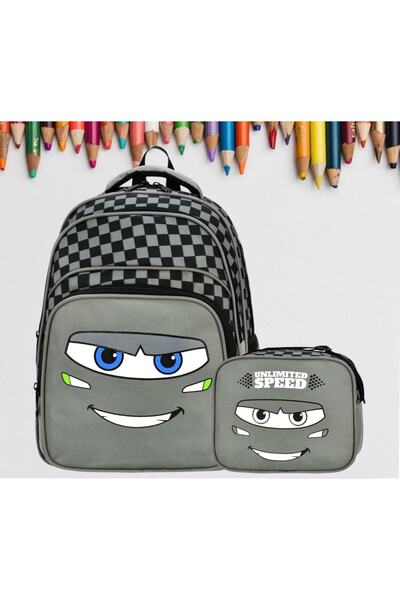 Shopiolog Δημοτικό Δημοτικό Σχολείο Σετ 2 τσάντες γεύματος