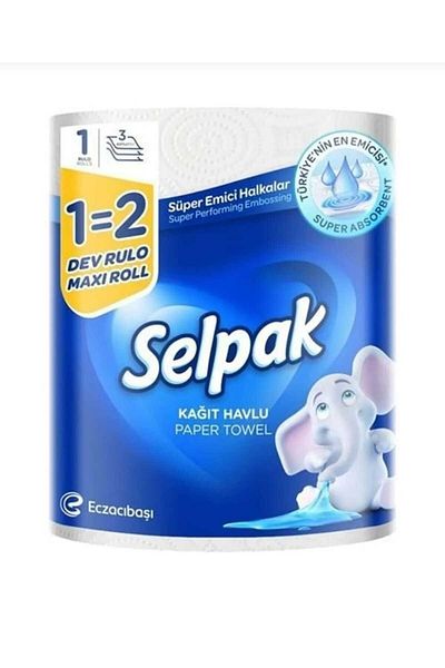 Selpak GIANT ROLL TOWEL 3 LAYER 1=2