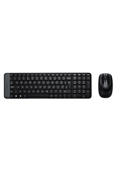 logitech MK220 Q TR SIYAH KABLOSUZ KLAVYE+MOUSE SET