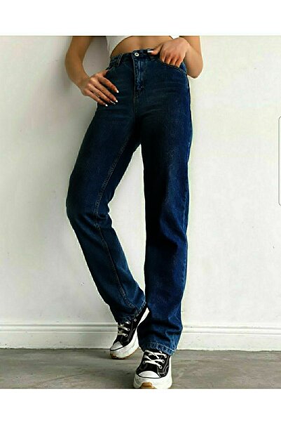 DRC trend Mika Koyu Синій Екстра Високі Джинси Палаццо Штани