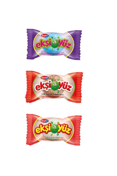 SAADET Sour face flavored gum with sugar
