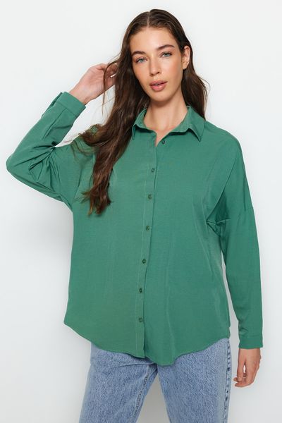 Trendyol Collection Khaki Women Shirts Styles, Prices - Trendyol