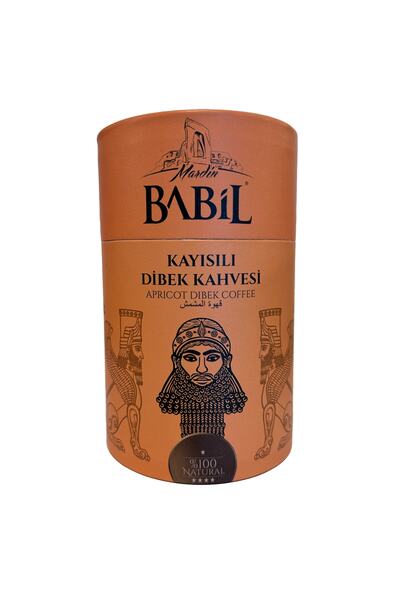Babil Mardin Babil Kayısılı Dibek Kahvesi 200g Karton Silindir Kutu