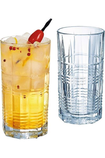 Luminarc Long Drinking Glass, 300 ml, Glass, Transparent, 6 Pieces