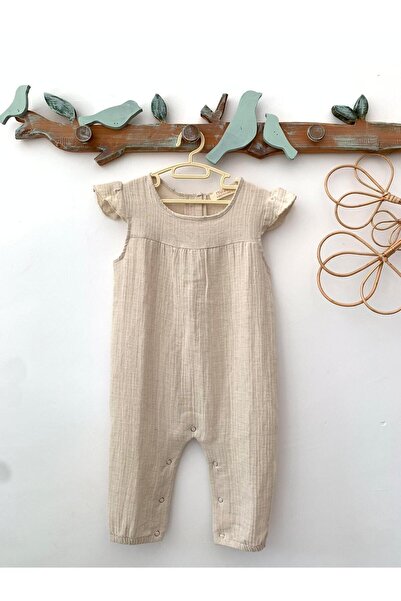 Mujo Baby&Kids Διπλή φόρμα για κορίτσια από μουσελίνα - 100% οργανικό βαμβάκι