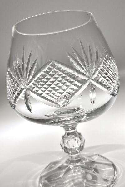 Bohemia Collection Sterna Kristal 6'lı Kahve Yanı Su Bardağı / Konyak Kadehi Seti 250cc Katerina Model