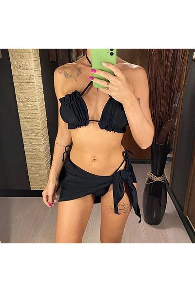 ŞAHPERA BUTİK Σετ μπικίνι και Pareo