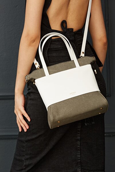 minebag Дизайн з довгими ручками Lady Жіноча ексклюзивна сумка Біла