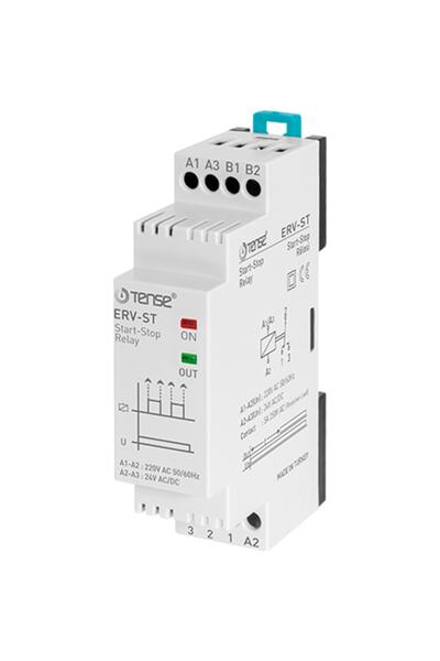 TENSE ERV-ST Start Stop Rölesi, Klasik Kutu, 220V AC (50-60 Hz.),