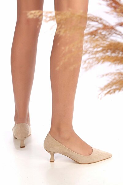 Shoeberry Dámské semišové boty Punpai na jehlovém podpatku