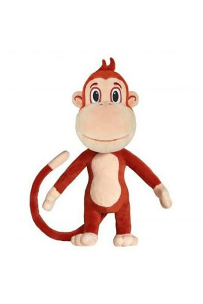 Şeker Adası Lisanslı Kukuli Sevimli Sesli Müzikli Maymun 35 Cm-çizgi Film Kah...