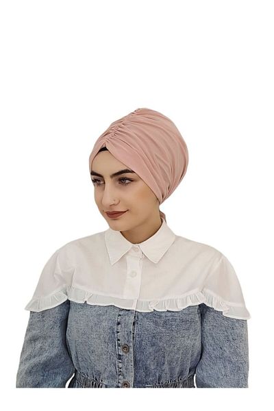 erasra class Swimsuit and Top Compatible Hijab Back Tie Bone Powder