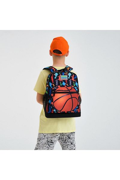 Coral High Set de geanți de școală din 2 piese cu model negru de baschet pentru copii SET0223471