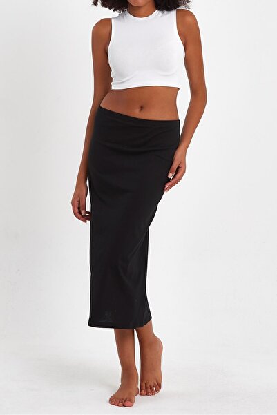 ESPİNA Long Elastic Waist Skirt Lining Lingerie Jupon Petticoat