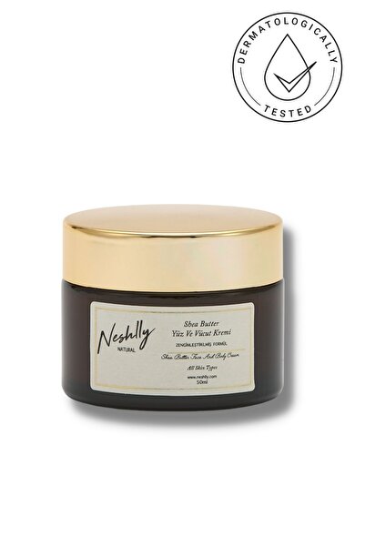 NESHLLY NATURAL Neshlly Shea Butter Yüz ve Vücut Onarıcı Bakım Kremi (50ml)