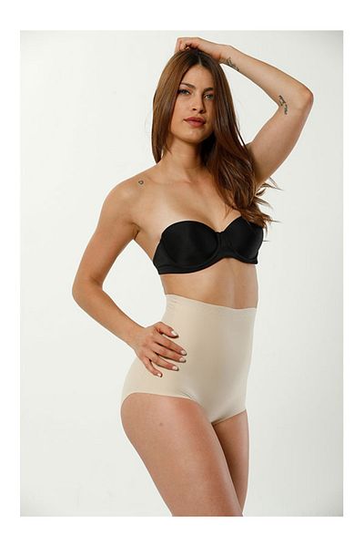 Teknolojipro Laser Cut 2 Size Slimming Women's Slip Corset - Seamless Ghost