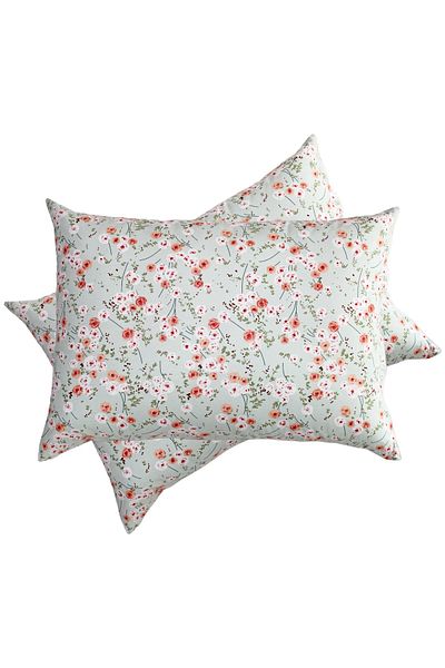 femmstore (ارتفاع 40 سم) طقم ملاءة سرير مطاطية مزدوجة من القطن بنسبة 100% 63 سلكًا مقاس 160 × 200 40 سم