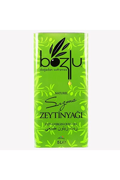 BOZLU ZEYTİNYAĞI Naturel Sızma Sızma 5 Lt (soguk Sıkım)