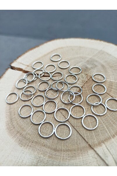 Flower 200 Adet - 10 Mm Kalın Takı Halkası, Kalın Halka, Kesik Halka, Anahtarlık Birleştirme Halkası