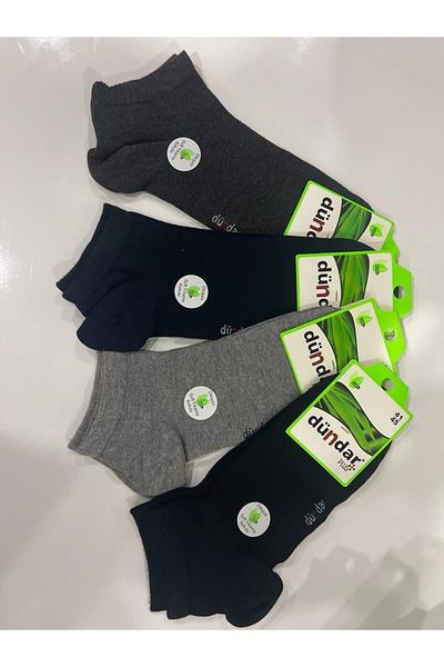 Dündar Men's 4 Pack Seamless Scented Booties Socks