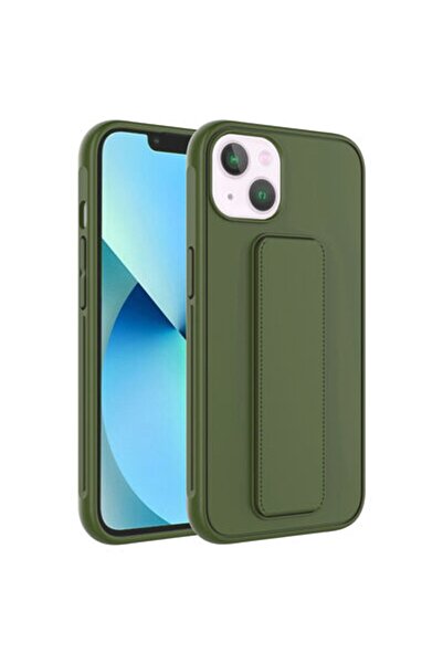 Rivor Apple iPhone 14 Plus Kılıf Kamera Çıkıntılı Standlı Yumuşak Dokulu Renk...