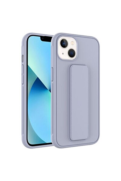 Rivor Apple iPhone 14 Plus Kılıf Kamera Çıkıntılı Standlı Yumuşak Dokulu Renk...