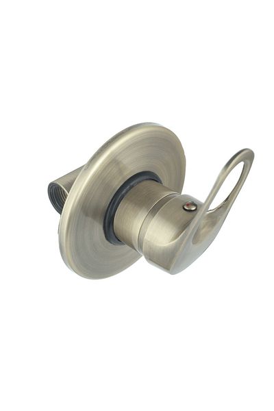 banyosepeti Hot - Cold Bidet Tap Double Water Inlet Bidet Tap Hot Cold Stop Valve Gold Stop Valve