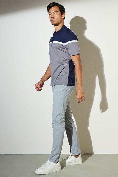 BROOKS BROTHERS Ανδρικό παντελόνι με γκρι σχέδιο