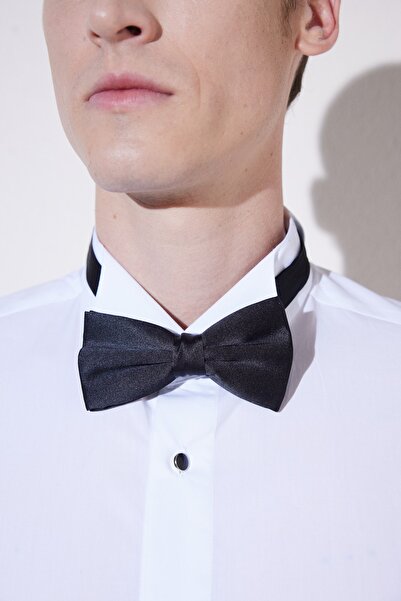 BROOKS BROTHERS Men's White Slim Fit Ankle Collar Tuxedo Shirt