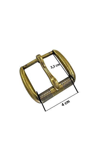 ipekbazaar Belt Buckle 4 cm - 1 Piece, Leather Buckle for Making Hobby Belt