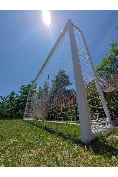 adelinspor Gold Metal Football Goal Post 2.20*3.0*0.60 m