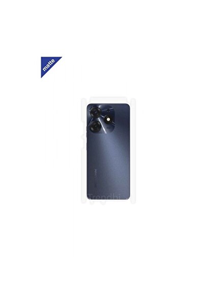 Wrapsol Tecno Spark 10 Pro Mat Arka ve Yan Kaplama Köşeler Dahil Kaplayan Pol...