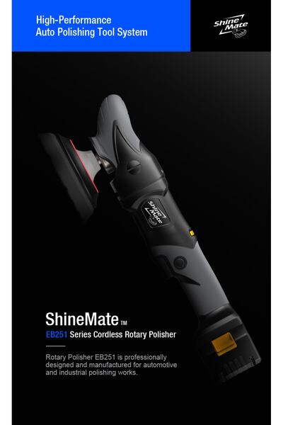 Shine Mate EB251 Akülü Rotary Polisaj Makinesi