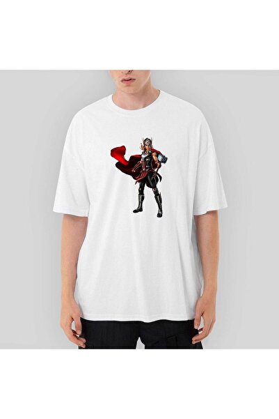 Z zepplin Tricou negru supradimensionat Thor Jane Foster