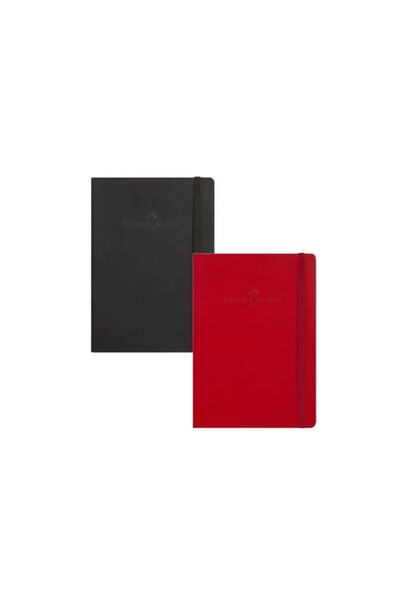Faber Castell Размер A6, синтетична кожа, 80 Yp, подплатени, 2 броя