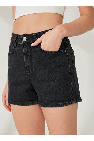 Lee Yüksek Bel Straight Koyu Lacivert Kadın Şort L37CBBB34