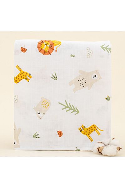 Yunikobaby Muslin Blanket - Lion