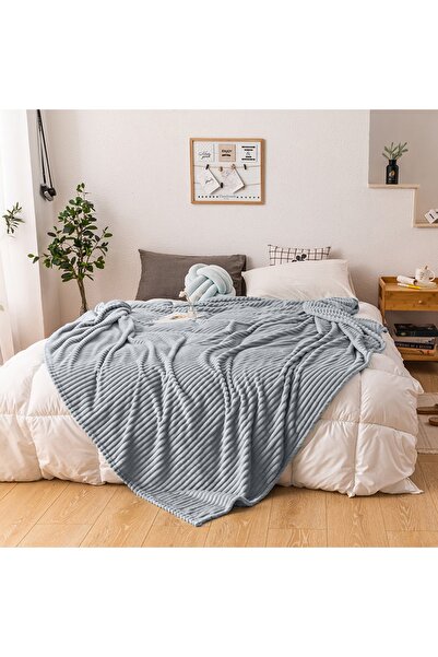 Mulberry Single Wicker Soft Textured Blanket 170 x 230 cm