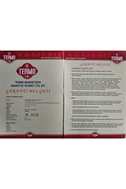 Termo Alüminyum Düdüklü Tencere 8 Lt Litre