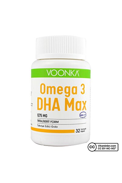 Voonka Omega 3 DHA Max 1275 Mg 32 Kapsül - AROMASIZ