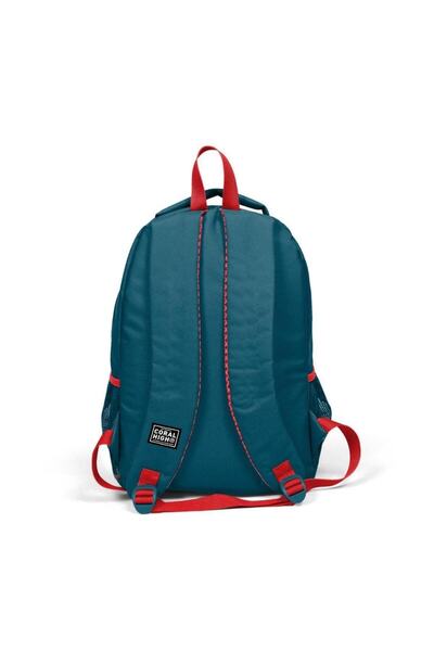 Coral High Kids Indigo Red Astronaut Patterned 2-Piece School Bag Set GOSET0214389