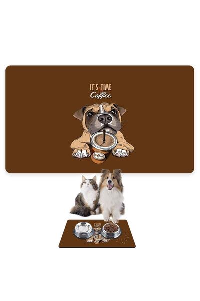 Monnhein بساط تغذية الحيوانات الأليفة بالطعام والماء، سهل التنظيف، مقاوم للما...