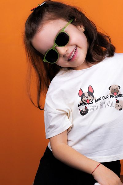 By Donetto New-unisex Polarized Green Children's Sunglasses (3-6 Years)