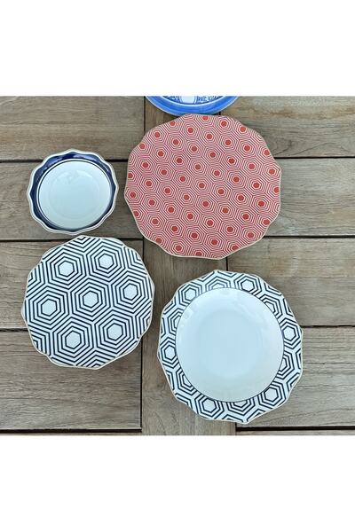 Lucky Art Lymı 002 Adalie 24 Parça Yemek Takımı