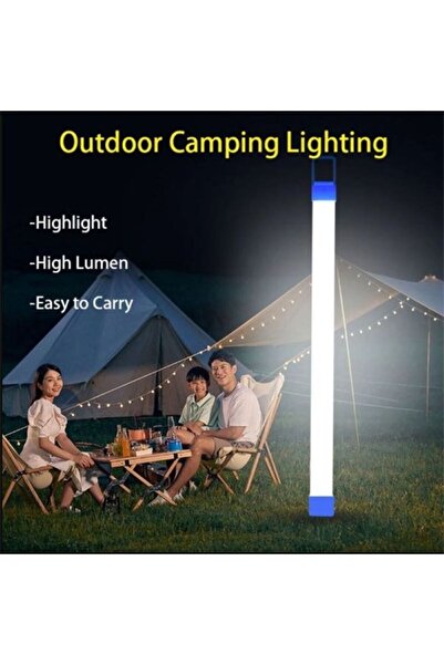 Protonust LED taşınabilir fener USB şarj edilebilir askılı kamp Lambası acil ...