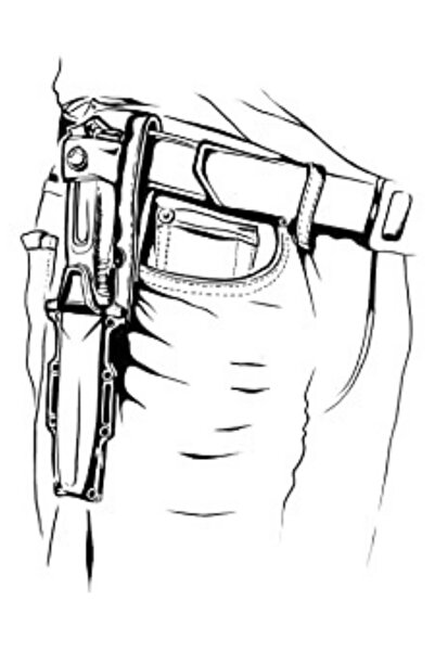 Columbia Colombia Tiger Strongarm Black Tactical Bıçak