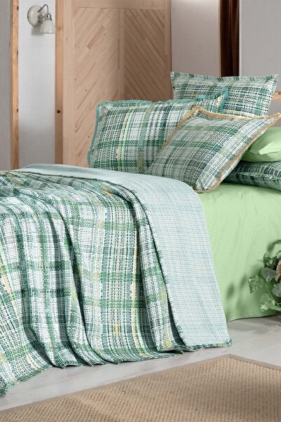 Sarev Lanzo Green Single 100% Cotton Pique Set