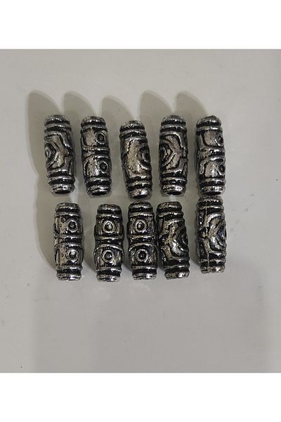 SÇ PERUK 10 قطع بسعر العبوة الواحدة. خرز شعر، خرز لحية على الطراز التبتي، خرز شعر أفريقي كبير