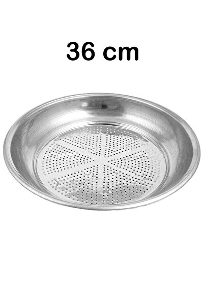 Tiesa Home 36cm Çelik-krom Süzgeç Makarna Pirinç Süzgeci Süzek